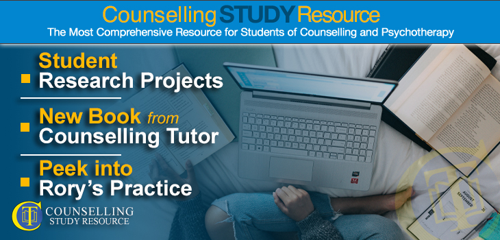 CT Podcast Ep 179 featured image - Topics Discussed: Counselling Research Projects: Tips for Students; New Book on Online and Telephone Counselling; Peek into Rory’s Counselling Practice