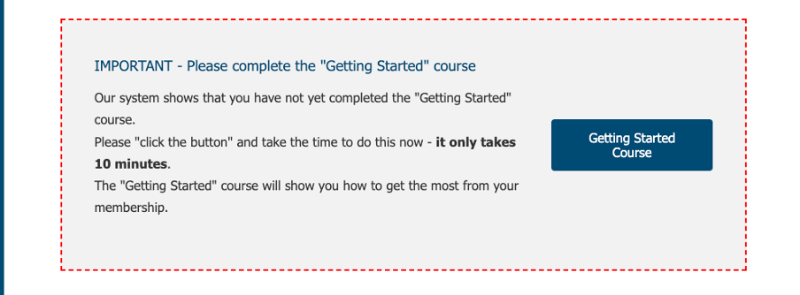 Getting Started course